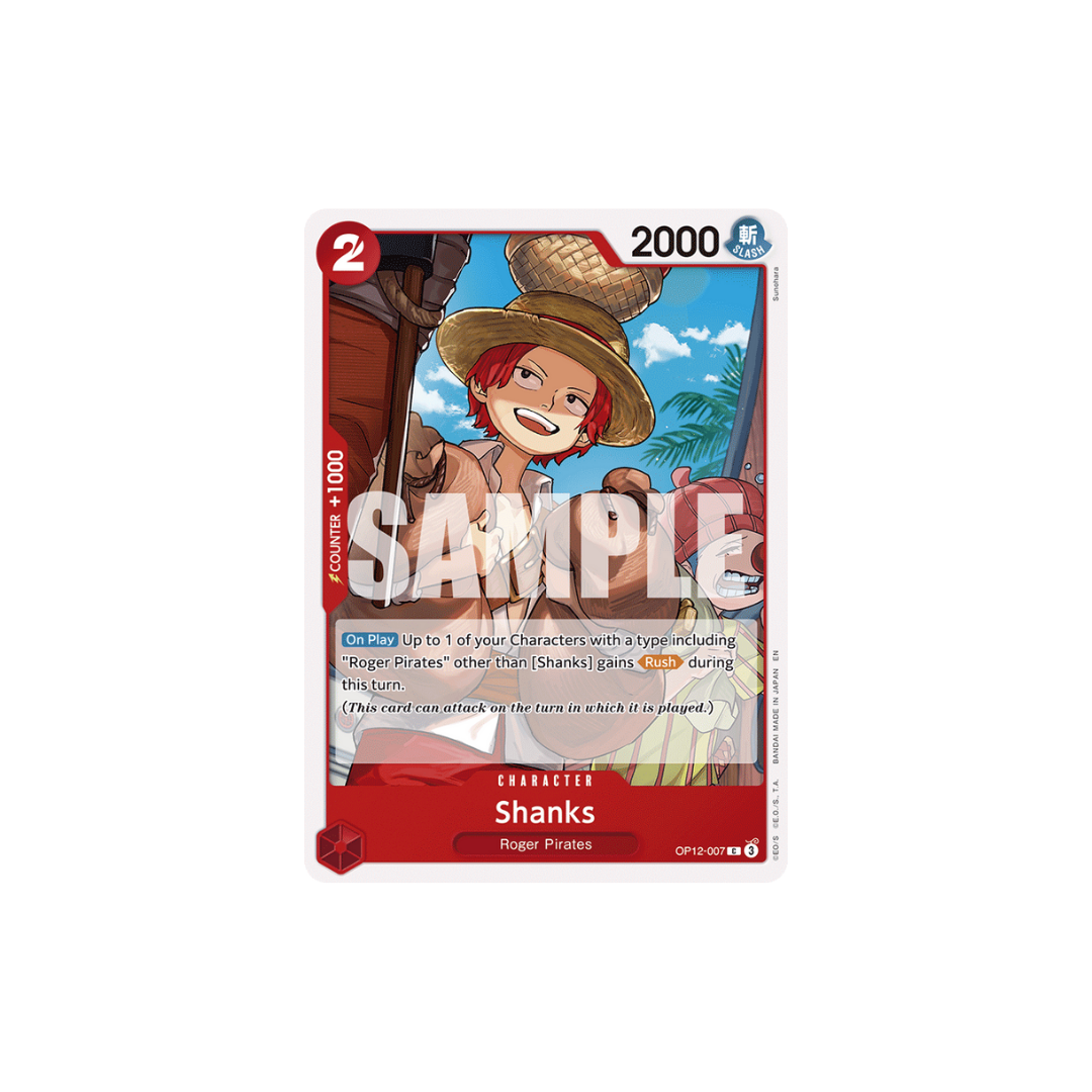 Shanks - OP12-007 - C - Legacy Of The Master