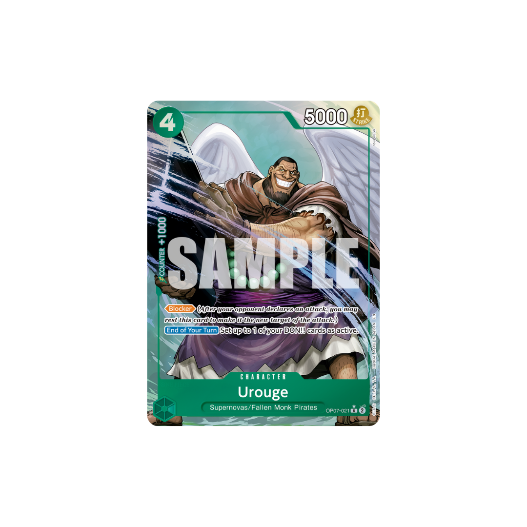 Urouge - OP07-021 - R Parallel - One Piece Card The Best Vol.2