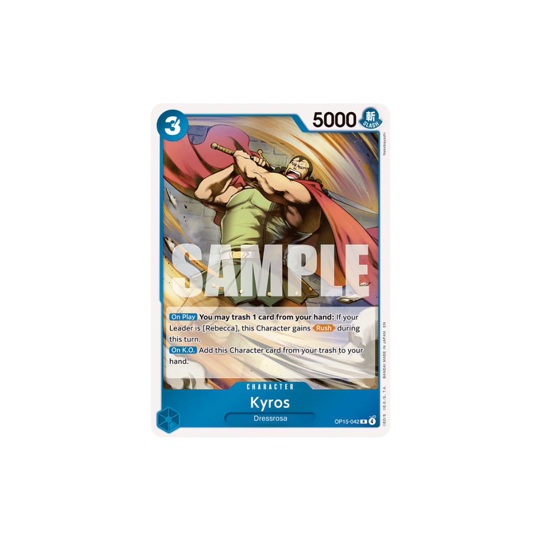Kyros - OP15-042 - R - Adventure On Kami's Island