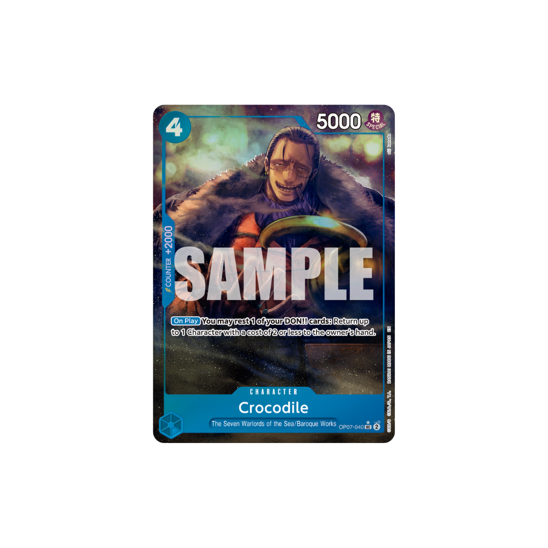 Crocodile - OP07-040 - UC Parallel - One Piece Card The Best Vol.2
