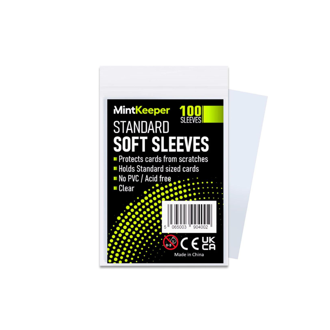 MintKeeper - Standard Soft Card Sleeves (100 Sleeves) - MintKeeper